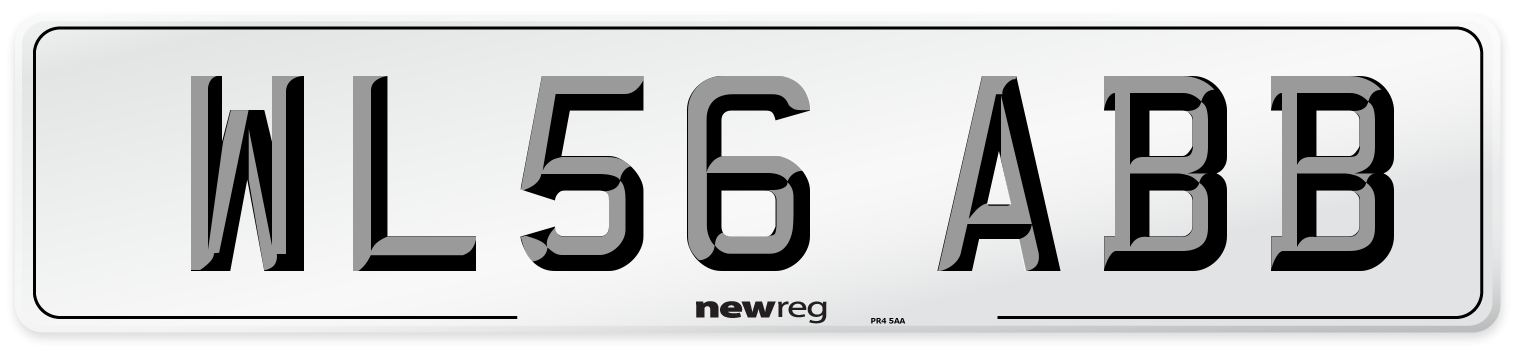 WL56 ABB Number Plate from New Reg